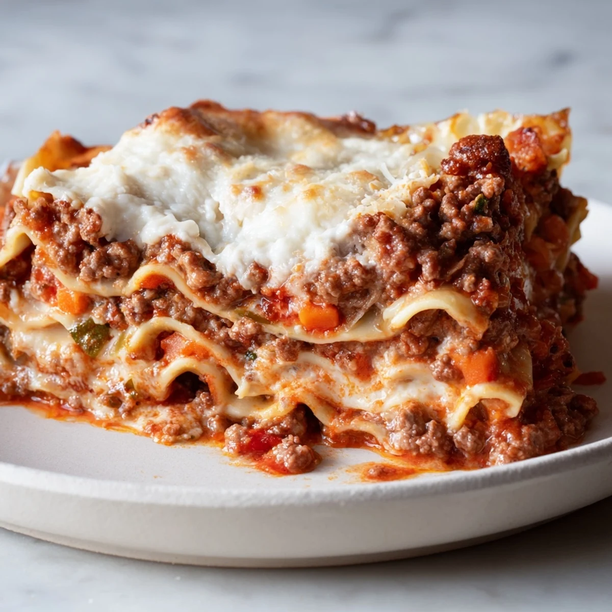 Classic Beef Lasagna Layers