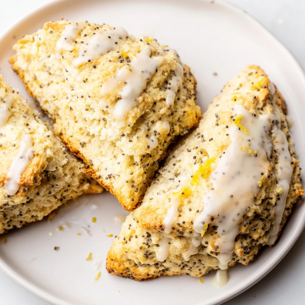 Lemon Poppy Seed Scones