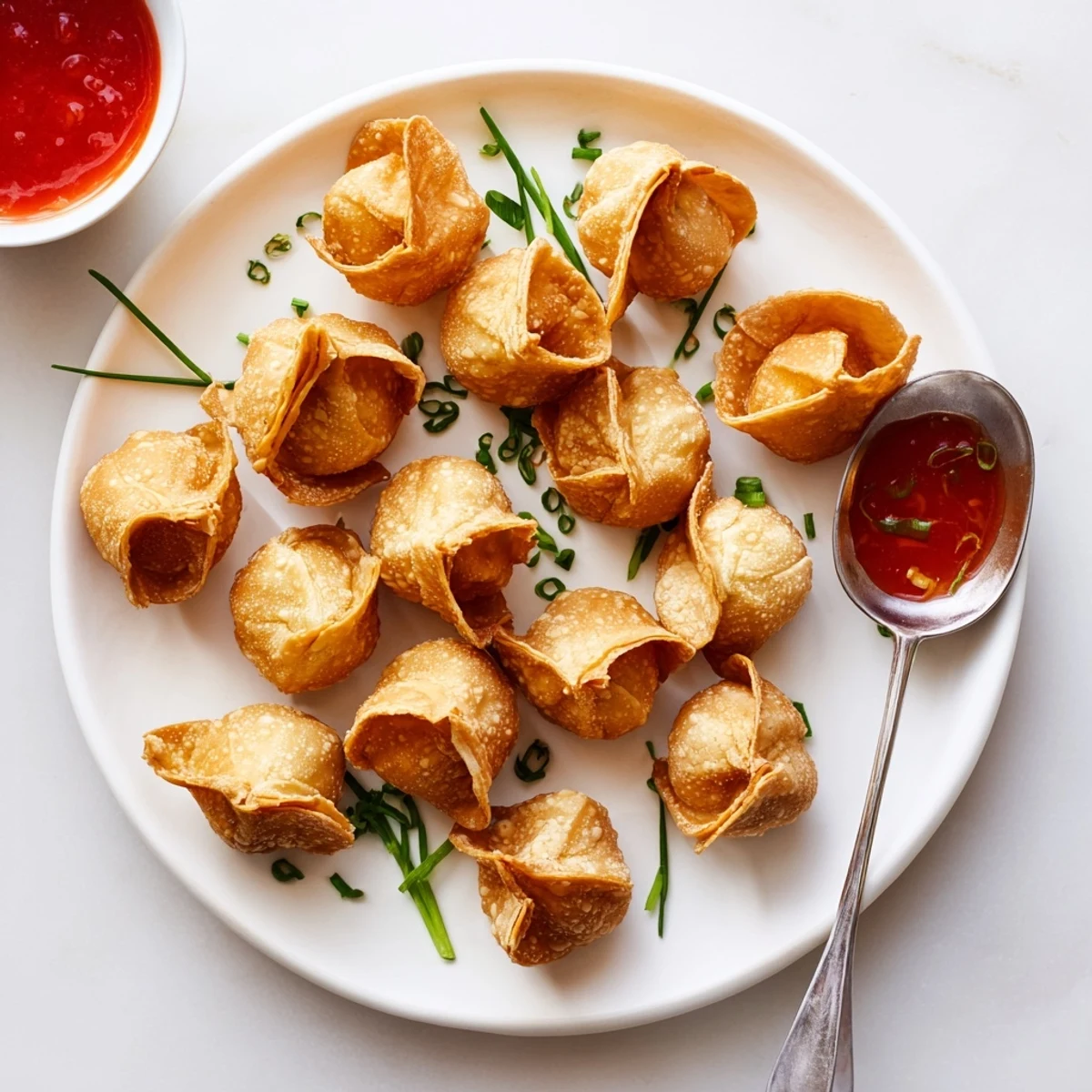 Crispy wonton wrapped Crab Rangoon Bombs displaying golden fried pastry with savory cream cheese crab center