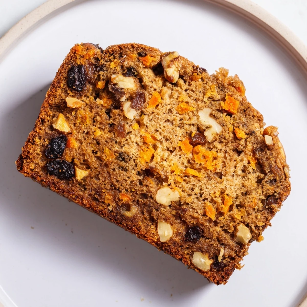 Freshly baked carrot cake banana bread cooling on a wire rack with a crackled golden crust