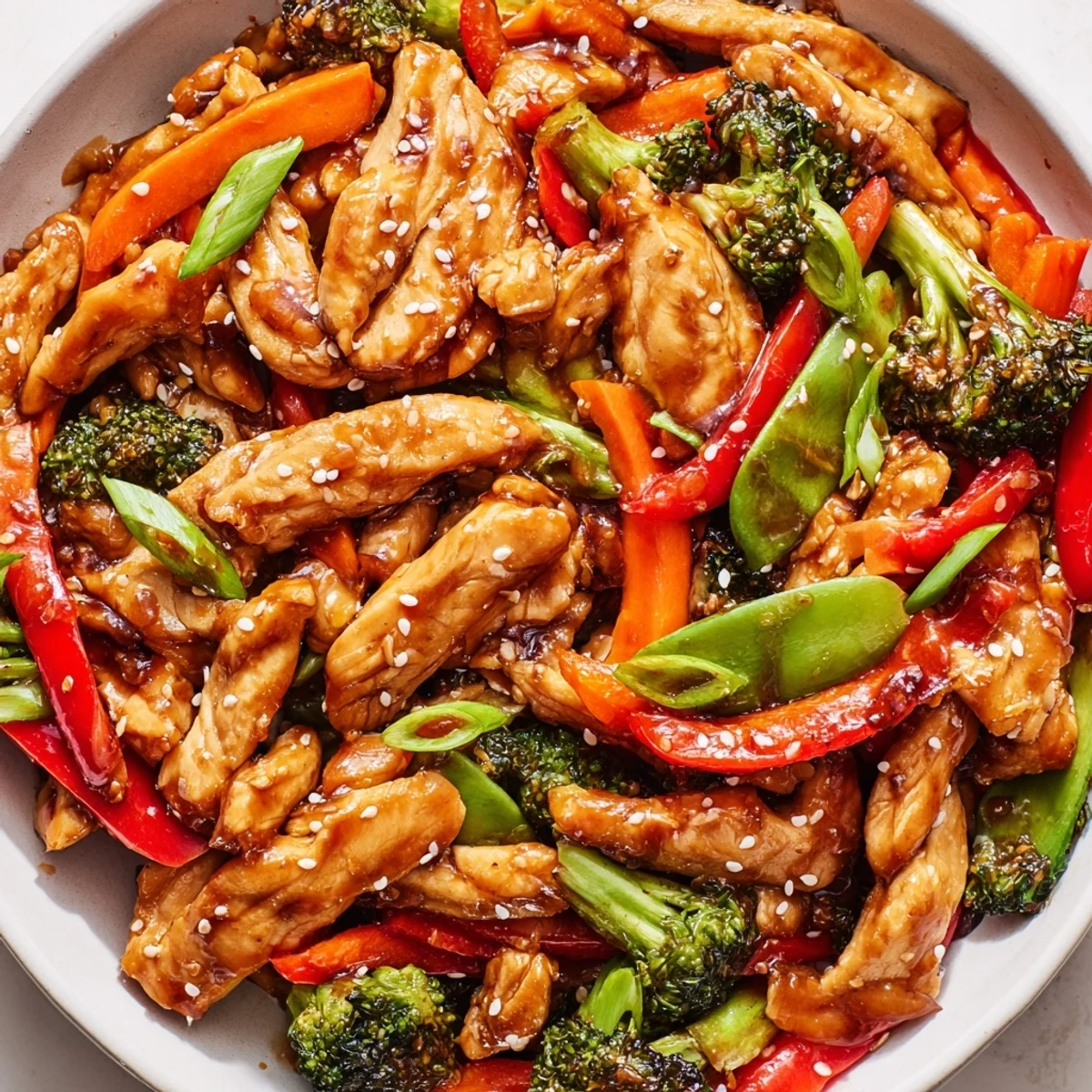 Sesame Soy Chicken Stir Fry
