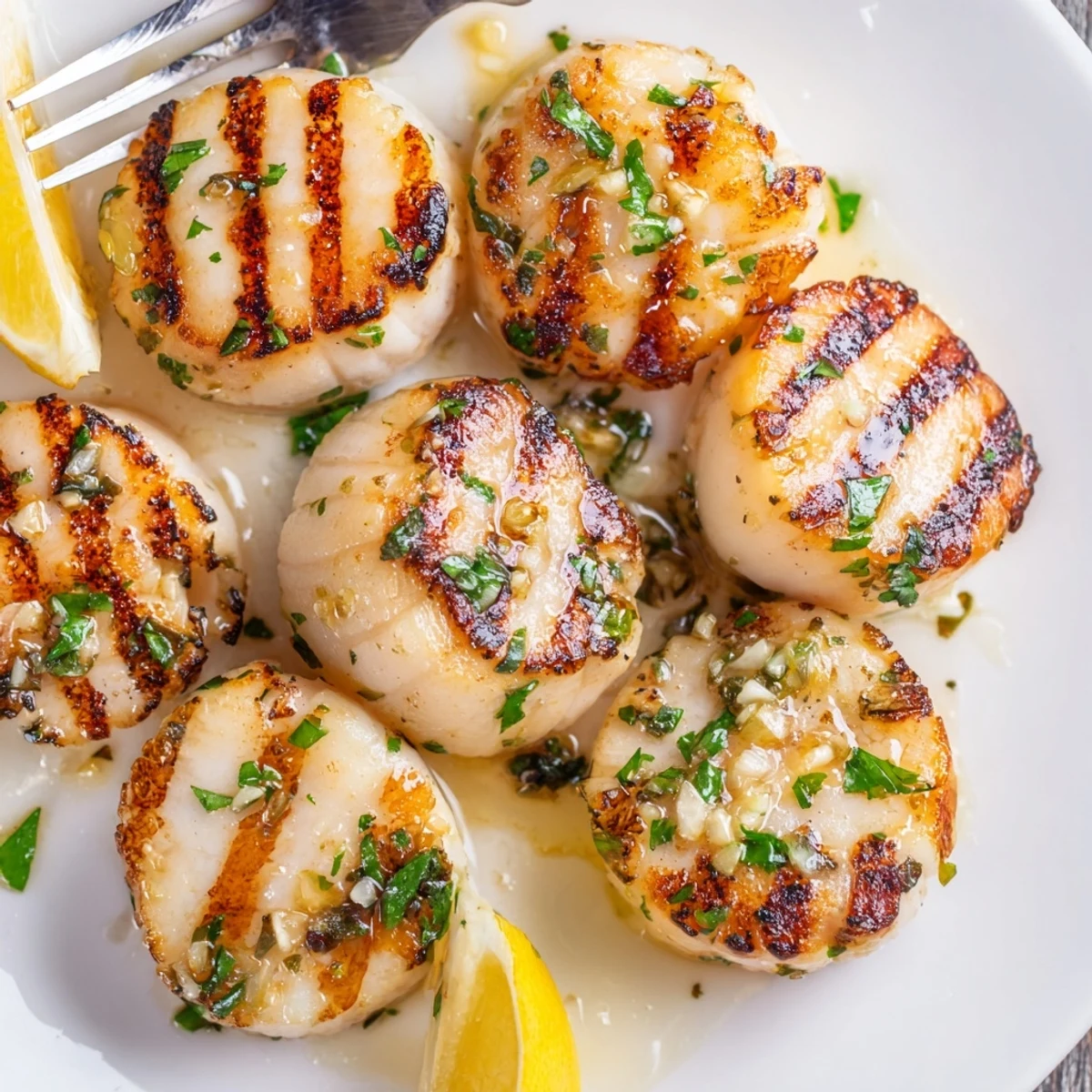 Weeknight Grilled Scallops Recipe—tender, buttery centers, quick 6-minute grill, serve immediately