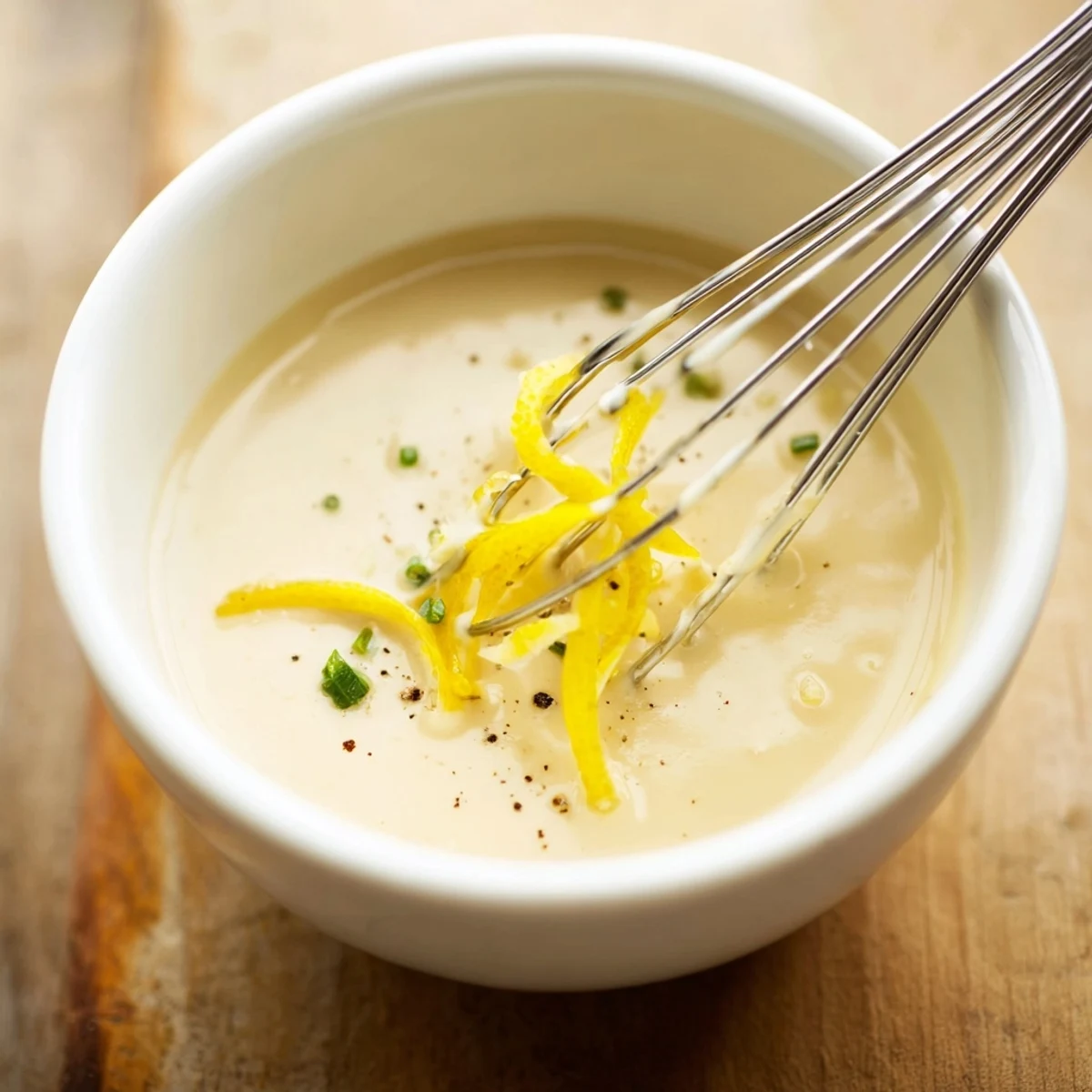 Whisked creamy and tangy, Ina Garten Lemon Vinaigrette Recipe perfect for summer salads