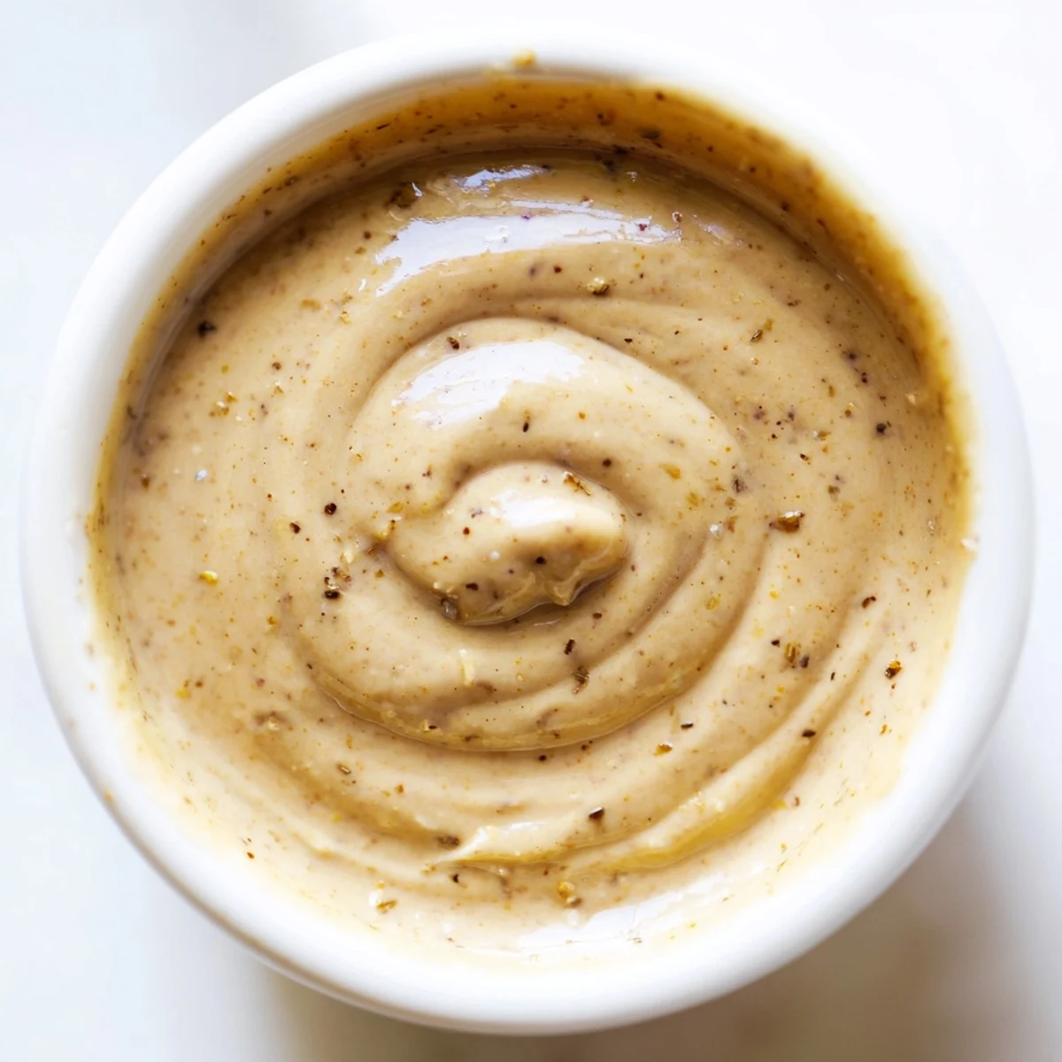 Velvety dark balsamic vinaigrette dressing glistening on grilled vegetable platter with fresh herbs