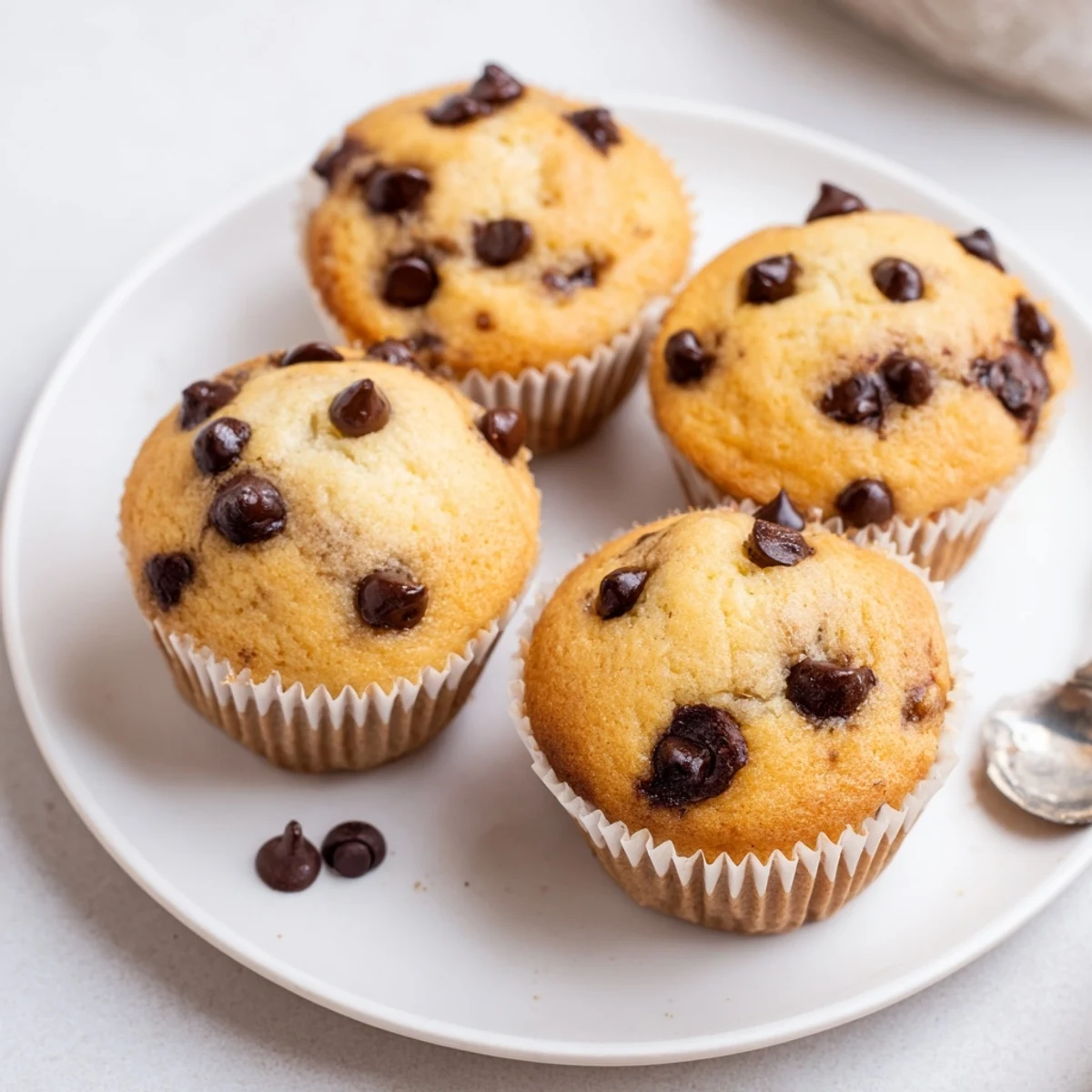 Little Bites Mini Muffins cooling on a wire rack, golden, tender bites.