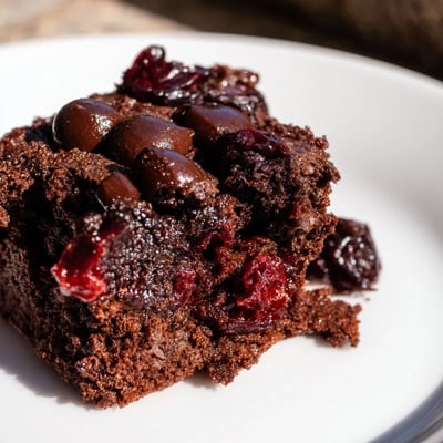 Chocolate Cherry Brownie Bites