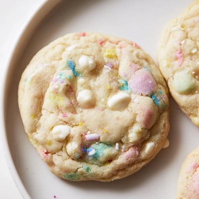 Pastel White Chocolate Cookies